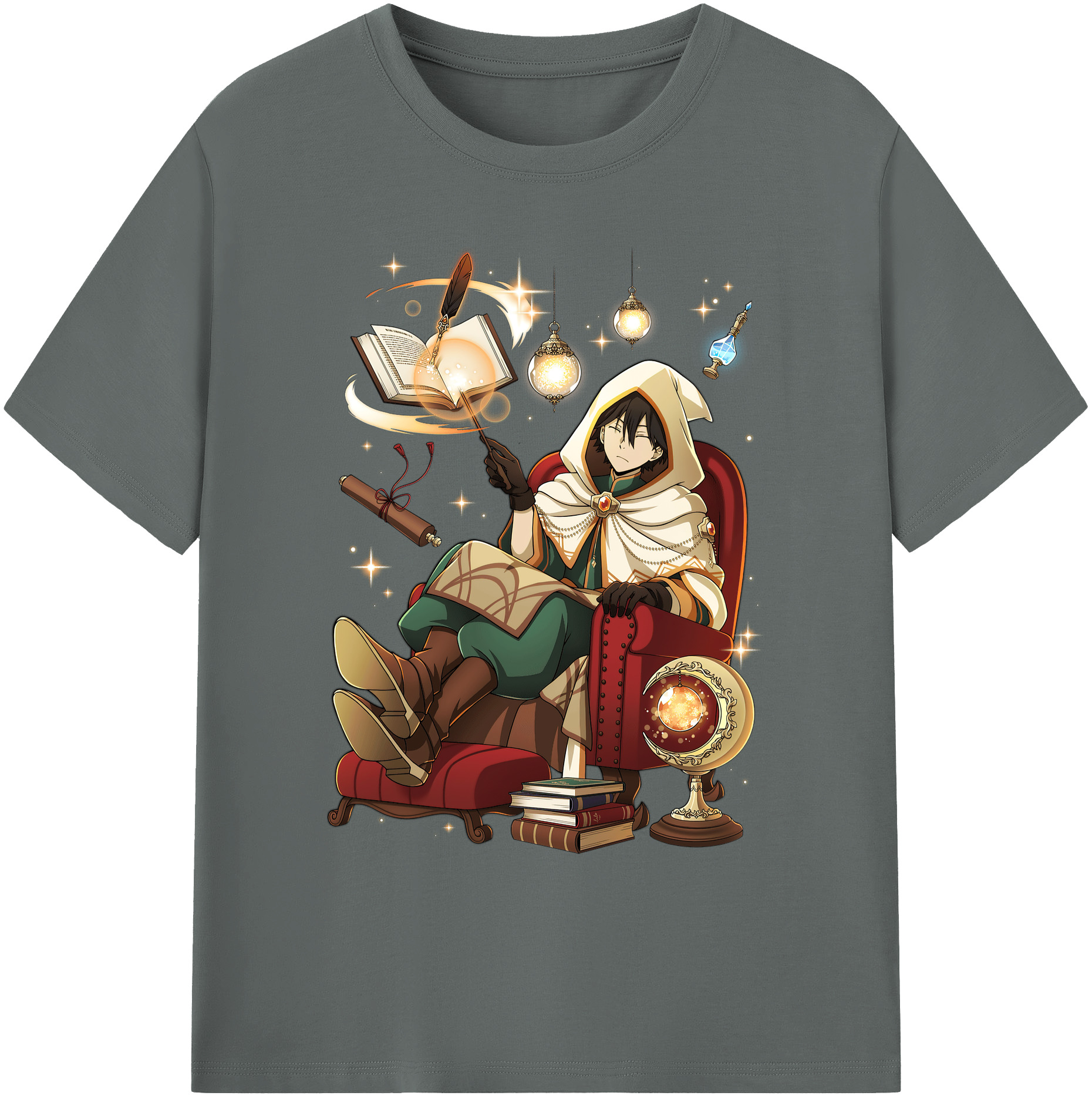 （画像用） 文豪ストレイドッグス Bungo Stray Dogs 綿100％ メンズ半袖Tシャツ｜肌触りやわらか＆通気性